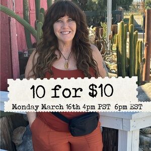 ❤️like to be notified. Unlisted 10 for $10 live show Monday March 16th 5:25 PST